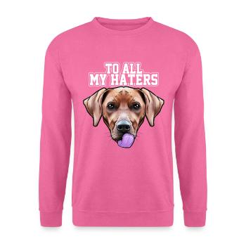 Rhodesian Ridgeback - Sweat-shirt Unisexe - rose - Devant