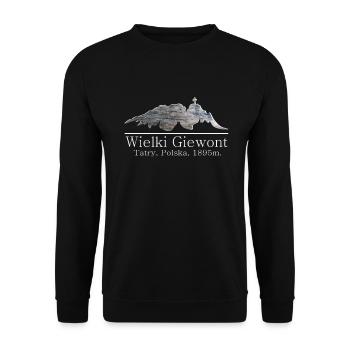 Polen Polska Bergsteiger Ski Klettern wander - Unisex Pullover - Schwarz - Vorne - Alina (178cm) & Michal (187cm)