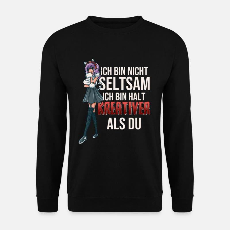 Anime Manga - Unisex Pullover - Schwarz