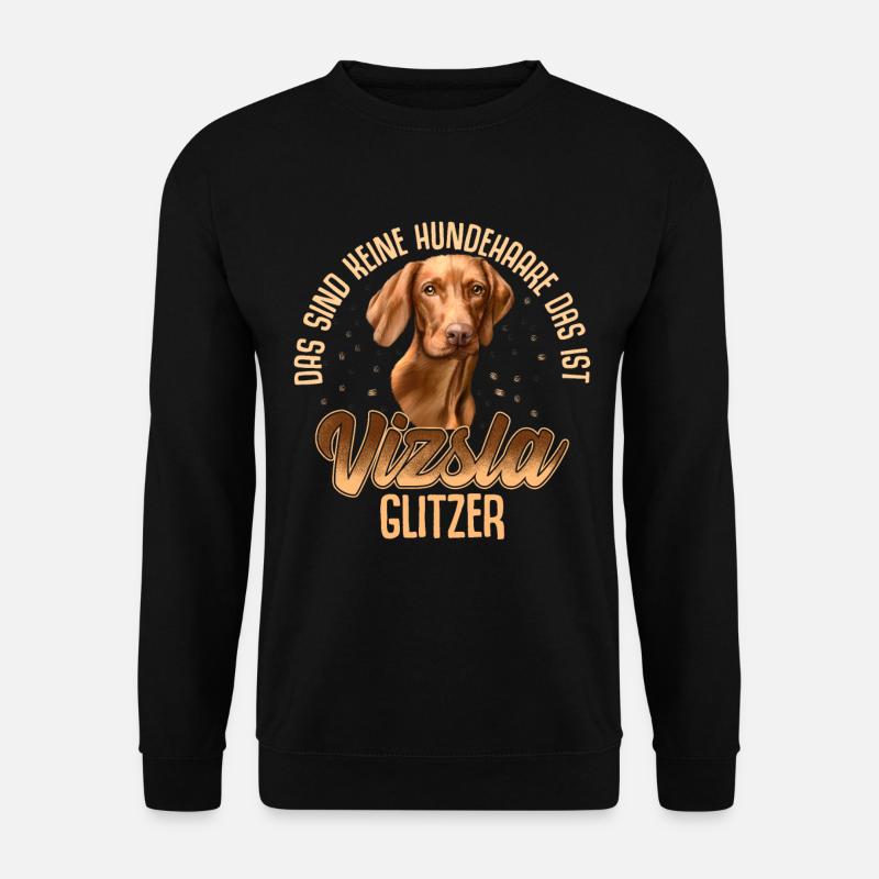 Vizsla Hund Hunderasse Geschenk - Unisex Pullover - Schwarz
