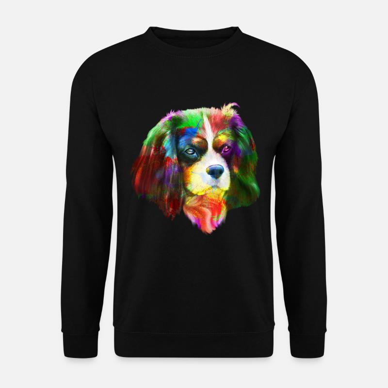 Cavalier King Charles Spaniel Hund - Unisex Pullover - Schwarz