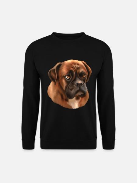 Boxer dog dog gift - Unisex Sweatshirt - black