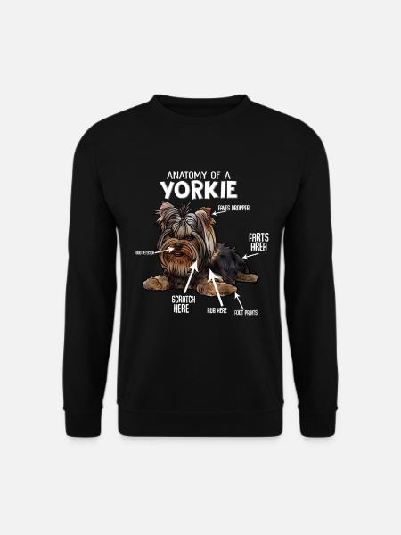 Yorkshire Terrier dog saying - Unisex Sweatshirt - black
