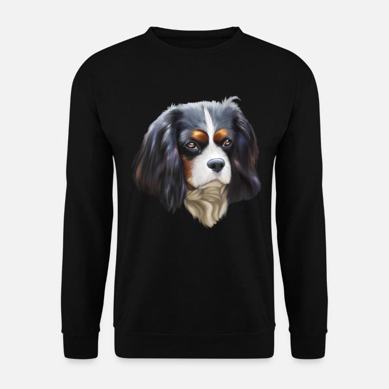 King Cavalier Hund - Unisex Pullover - Schwarz