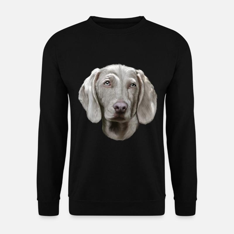 Weimaraner Hund - Unisex Pullover - Schwarz