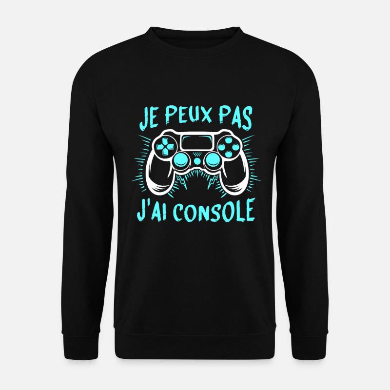 je peux pas j'ai console - Sweat-shirt Unisexe - noir