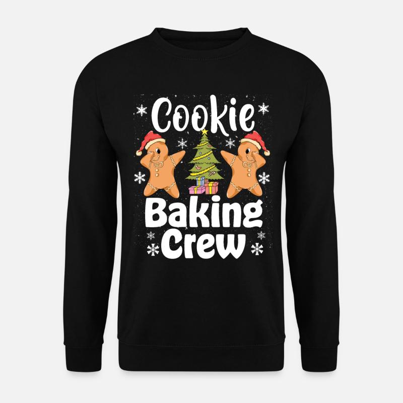 Christmas Cookie Baking Crew - Unisex Pullover - Schwarz