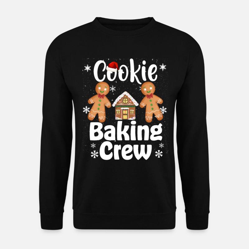 Christmas Cookie Baking Crew - Unisex Sweatshirt - black