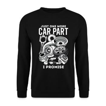 Ein letztes mechanisches Ersatz-Autotuning - Unisex Pullover - Schwarz - Vorne - Alina (178cm) & Michal (187cm)