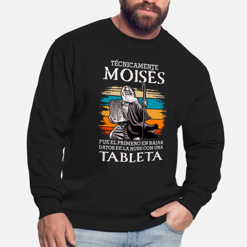 Moises First upload data cloud tablet Unisex Sweatshirt