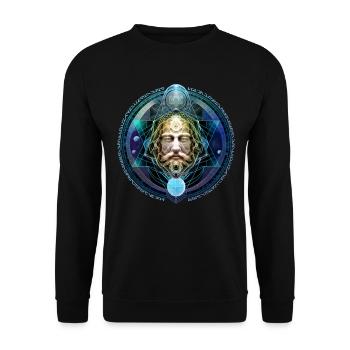 Entité Elfe Machine de Dimension Supérieure - Sweat-shirt Unisexe - noir - Devant - Alina (178cm) & Michal (187cm)