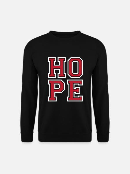 Hope - Unisex Pullover - Schwarz