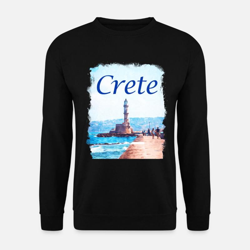 Crete - Kreta - Unisex Sweatshirt - black