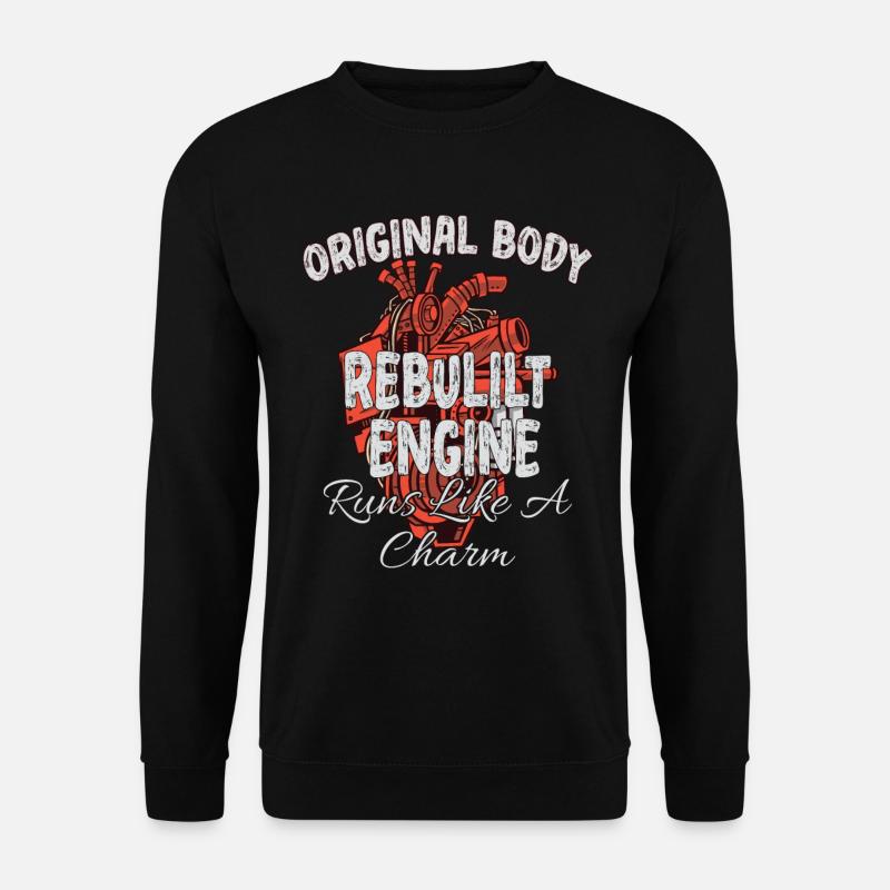 Operation am offenen Herzen - Unisex Pullover - Schwarz