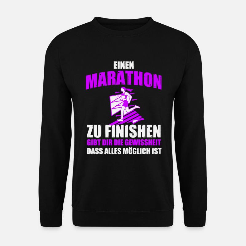 Marathon Finisher - Unisex Pullover - Schwarz