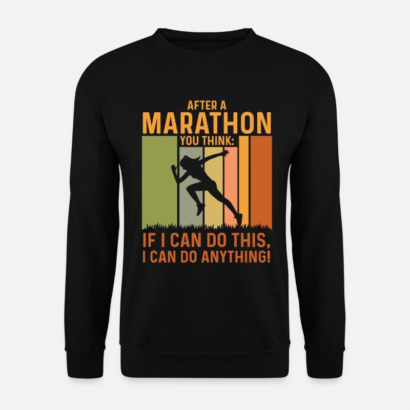 Jetzt kann ich alles: Marathon-Finisher - Unisex Pullover - Schwarz