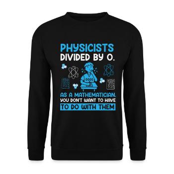 Physik - Unisex Pullover - Schwarz - Vorne - Alina (178cm) & Michal (187cm)