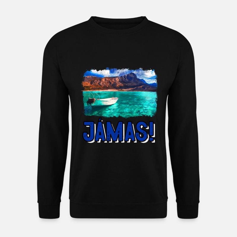 Prost auf griechisch - Unisex Pullover - Schwarz