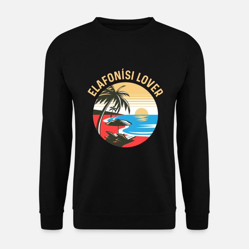 Elafonisi Lover - Unisex Pullover - Schwarz