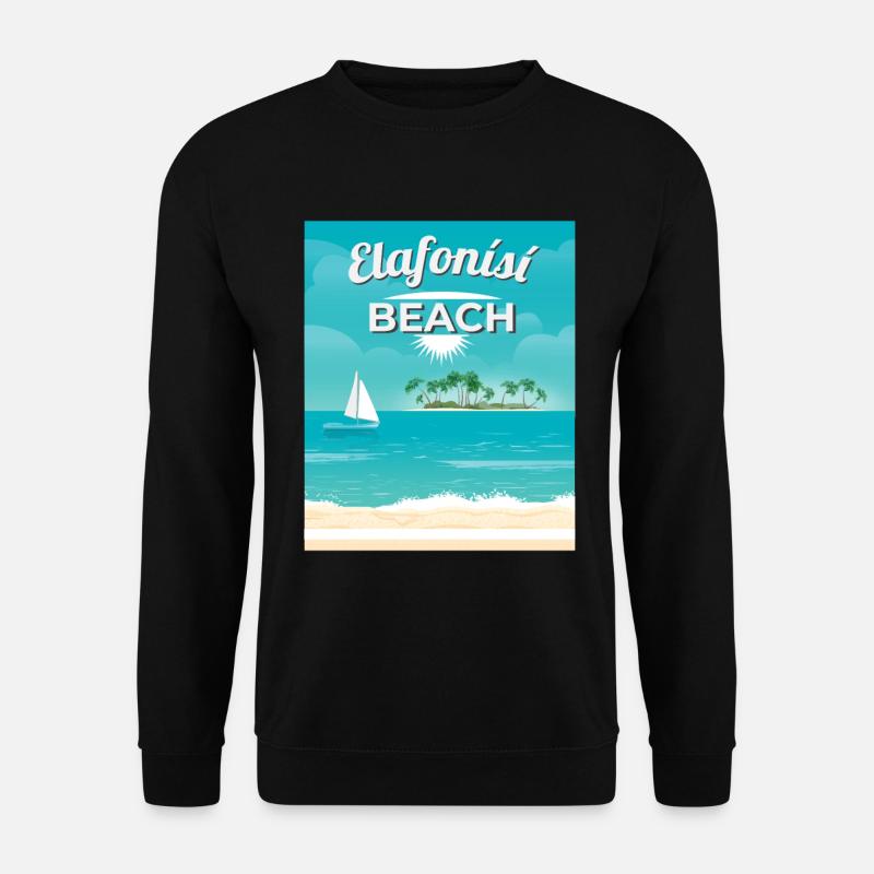Elafonisi Beach - Unisex Sweatshirt - black