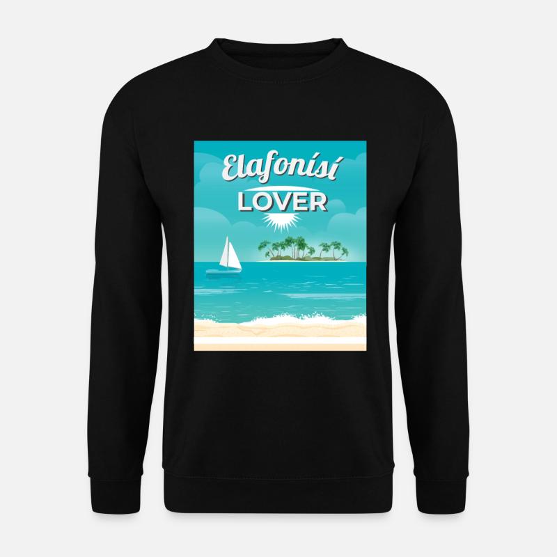 Elafonisi Lover - Unisex Sweatshirt - black
