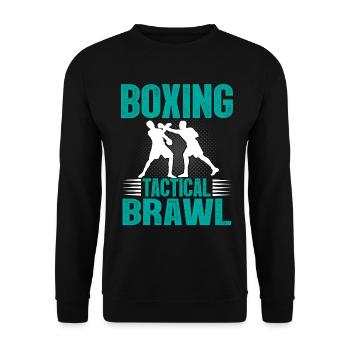 Boxing: Tactical Brawl - Unisex Sweatshirt - black - Front - Alina (178cm) & Michal (187cm)