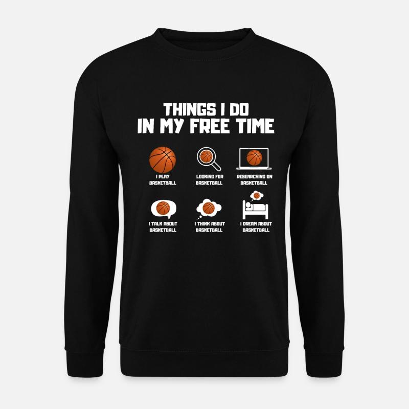 Basketball geek - Unisex Sweatshirt - black