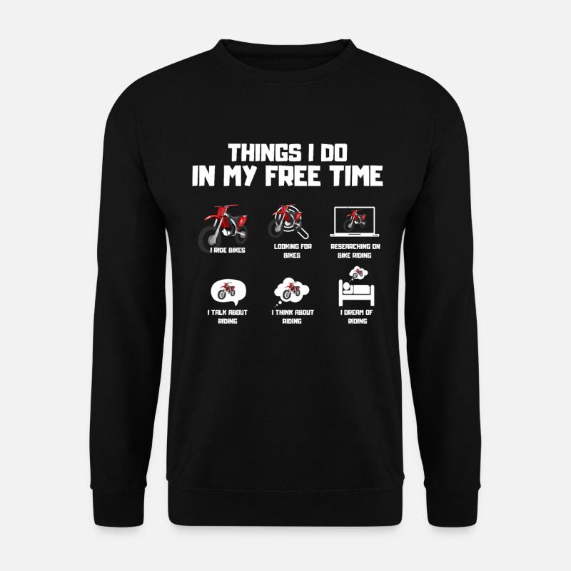 Motorradfreak - Unisex Pullover - Schwarz