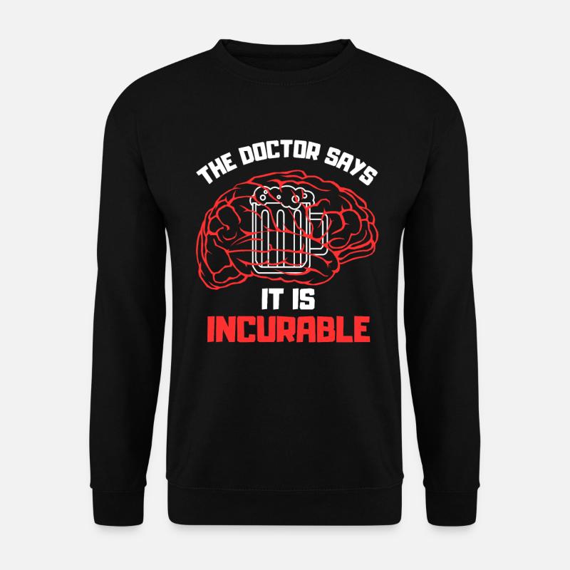 Bier Patient - Unisex Pullover - Schwarz