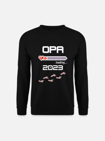 Opa 2023 loading... - Unisex Pullover - Schwarz