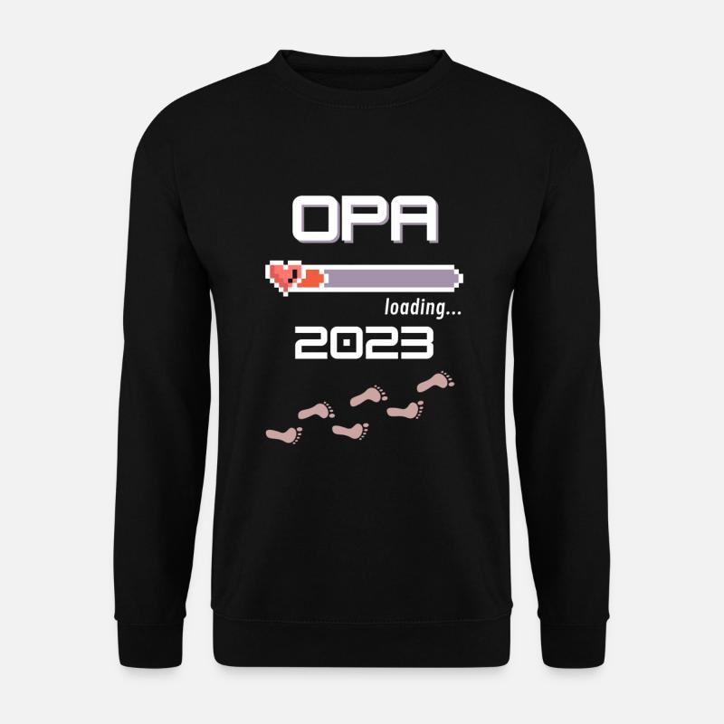 Opa 2023 loading... - Unisex Pullover - Schwarz