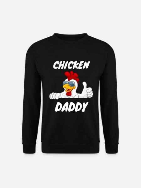 Chicken Daddy - Unisex Pullover - Schwarz