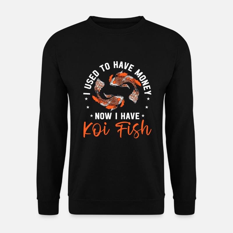 Koi Fish Japanese - Unisex Sweatshirt - black