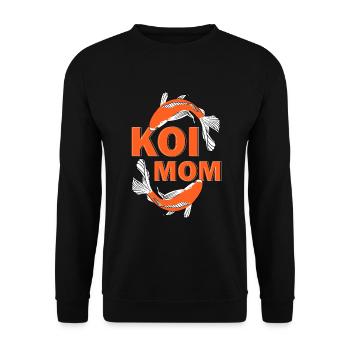 Koi Fish Japonais - Sweat-shirt Unisexe - noir - Devant - Alina (178cm) & Michal (187cm)