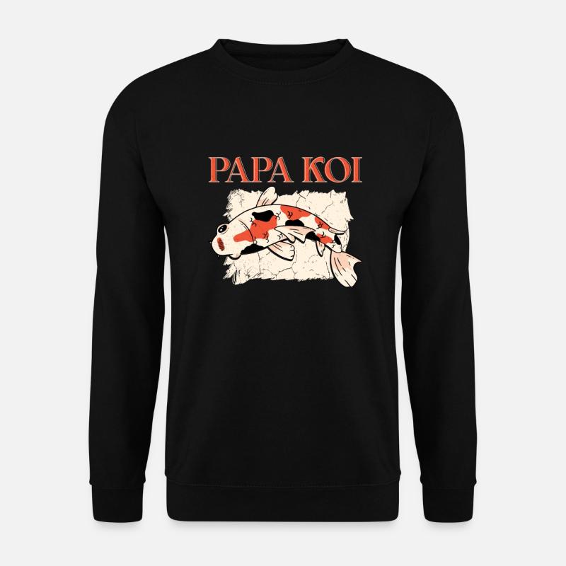 Koi Fish Japanese - Unisex Sweatshirt - black