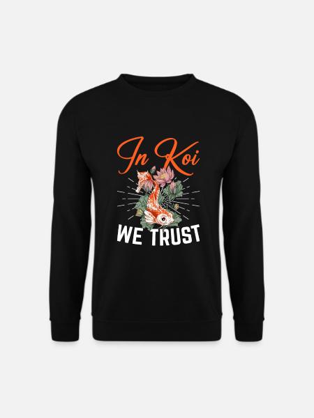 Koi Fish Japanese - Unisex Sweatshirt - black