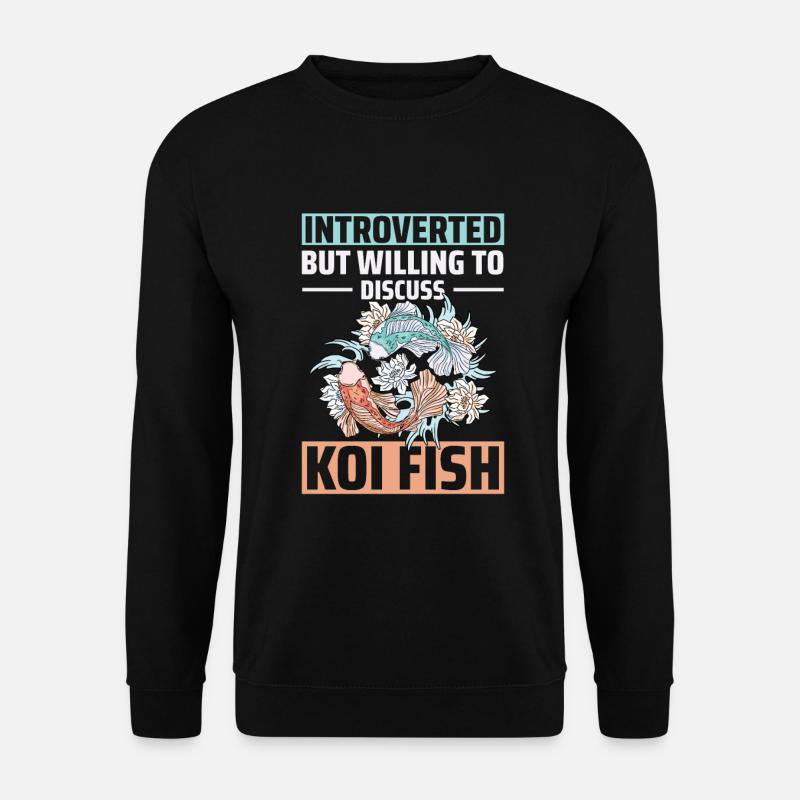 Koi Fish Japanese - Unisex Sweatshirt - black