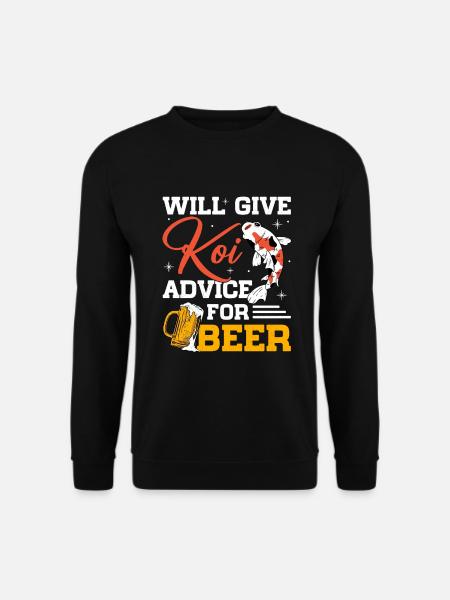 Koi Fish Japanese - Unisex Sweatshirt - black