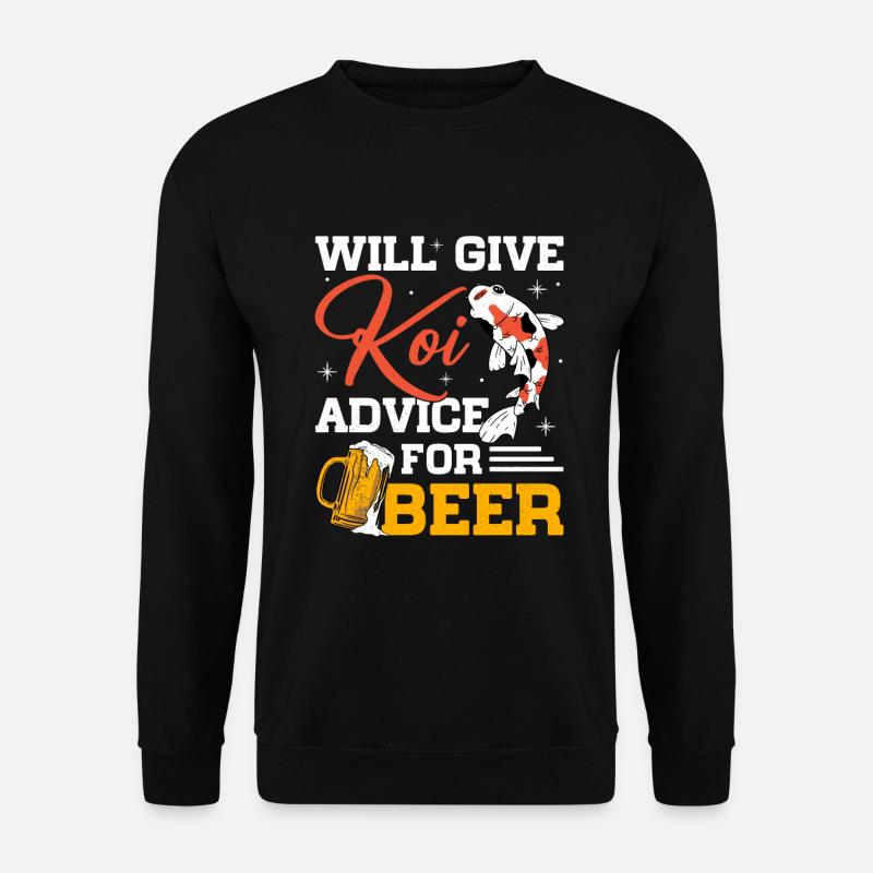 Koi Fish Japanese - Unisex Sweatshirt - black