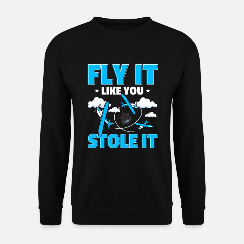 RC Airplane RC Airplane - Unisex Sweatshirt - black