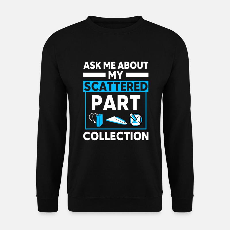 RC Airplane RC Airplane - Unisex Sweatshirt - black