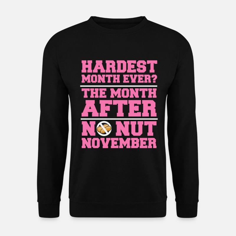 No Nut November - Unisex Sweatshirt - black