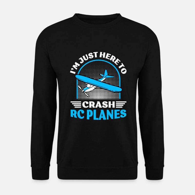 RC Airplane RC Airplane - Unisex Sweatshirt - black