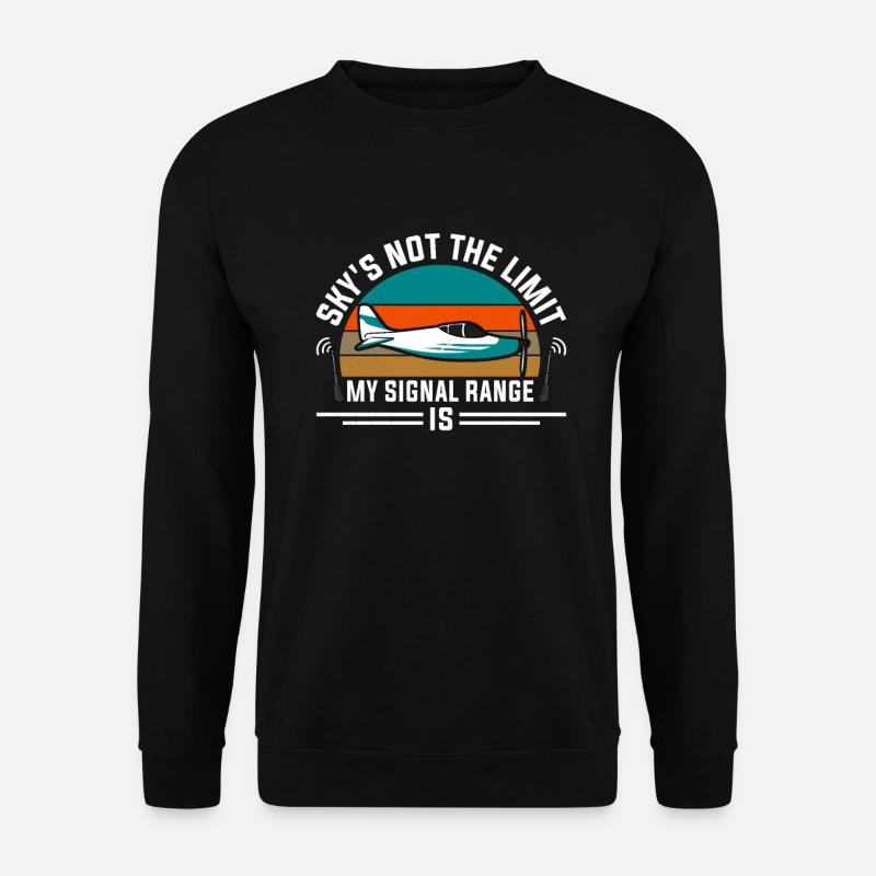 RC Airplane RC Airplane - Unisex Sweatshirt - black