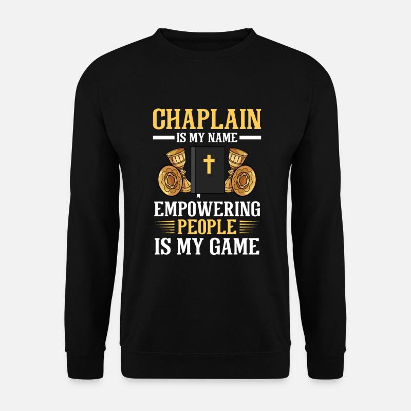 Kaplan Pfarrer - Unisex Pullover - Schwarz