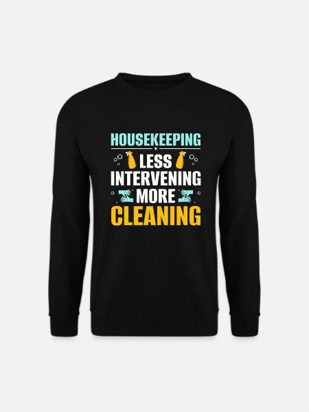 Semaine d’appréciation pour l’entretien ménager - Sweat-shirt Unisexe - noir