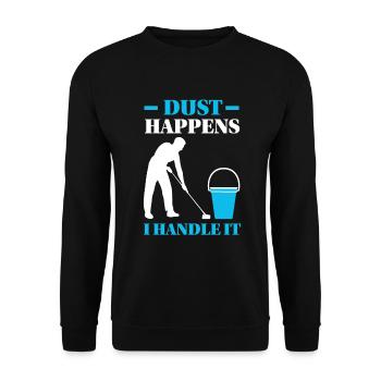 Semaine d’appréciation pour l’entretien ménager - Sweat-shirt Unisexe - noir - Devant - Alina (178cm) & Michal (187cm)