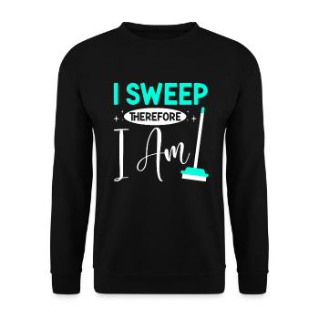 Week of Appreciation for Housekeeping - Unisex Sweatshirt - black - Front - Alina (178cm) & Michal (187cm)