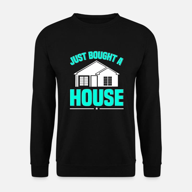 Neuer Hauseigentümer Hauseigentümer - Unisex Pullover - Schwarz