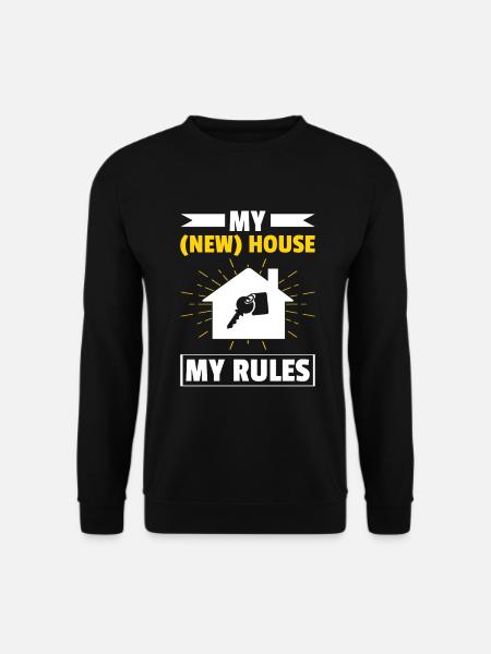 Neuer Hauseigentümer Hauseigentümer - Unisex Pullover - Schwarz